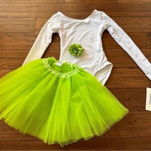Leotard with tutu and bow